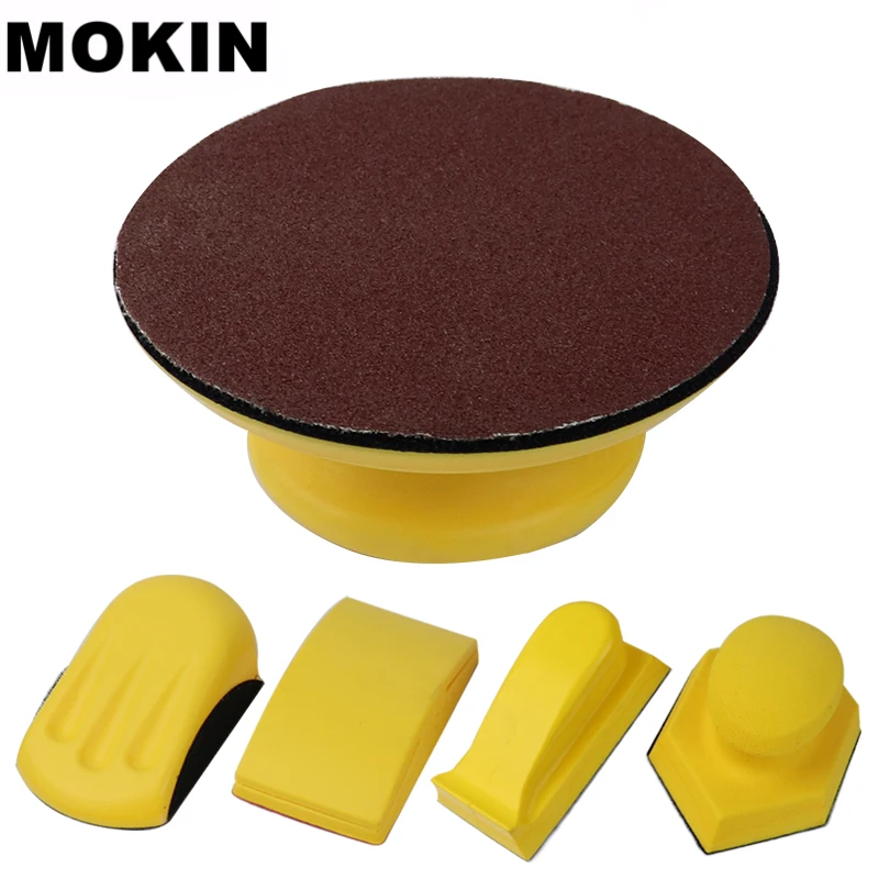 Шлифовальный диск ручной брусок 5/6 дюймов полировальный ленточный держатель