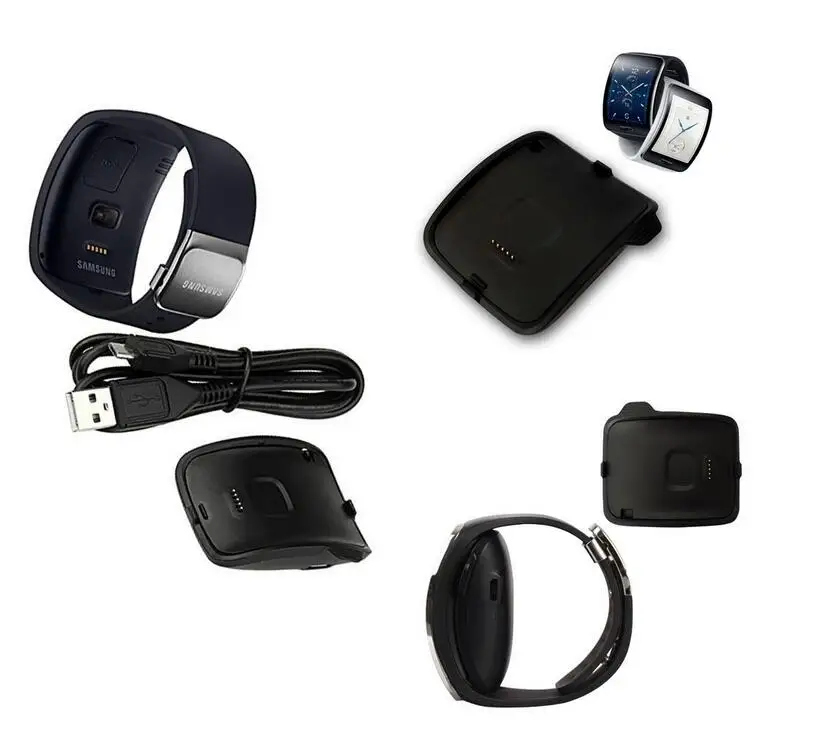 Док станция с зарядным устройством USB и кабелем для Samsung Galaxy Gear Fit S R750 R 750