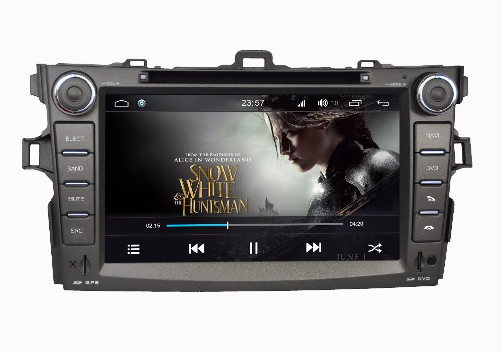 RoverOne для Toyota Corolla Altis Android 7 1 2G ram 4 ядра HD экран Автомобильный медиа тюнинг