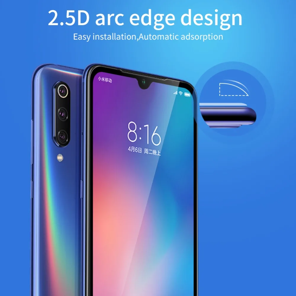 Для Xiaomi mi 9 защита стекла Choetech H Полный Клей закаленное стекло для Xiao пленка