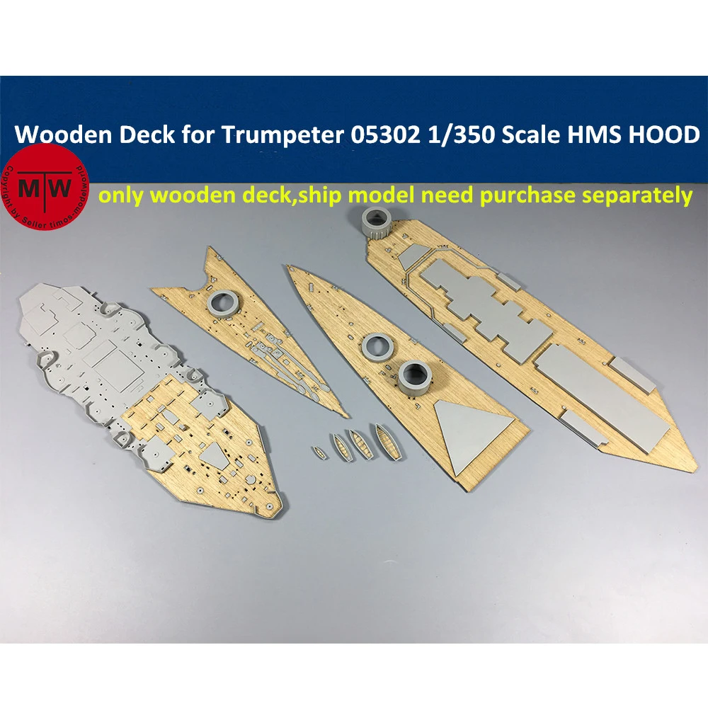 Деревянная колода в масштабе 1/350 для Trumpeter 05302 модель корабля HMS HOOD CY350007|Наборы
