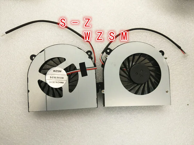 Новый охлаждающий вентилятор WZSM Для ЦПУ CLEVO W150 W150er W350 W350ETQ W370 W370ETQ W370SKQ