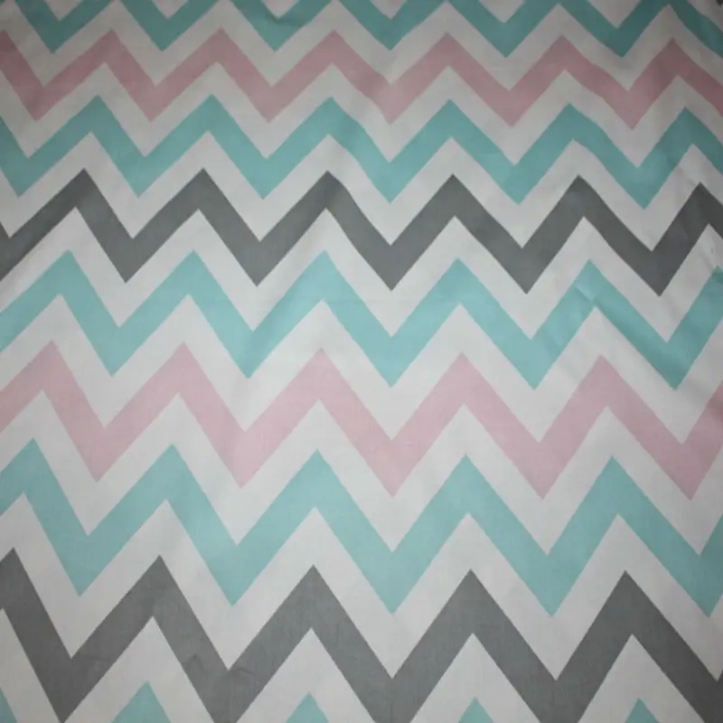 100x160 см розовый серый Зеленая мята звезды в белом и Zig Zag стрелка хлопчатобумажной