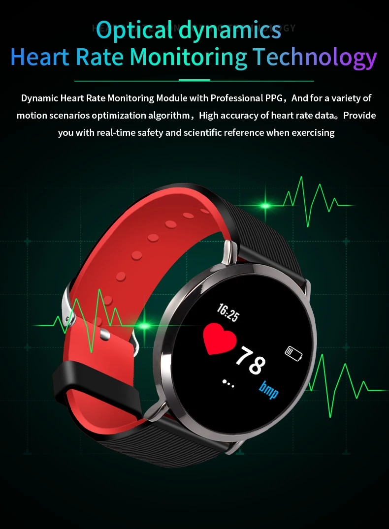 2019 women sports smart bracelet heart rate sphygmomanometer fitness tracker for Android IOS watch PK S2 H8 watches | Электроника