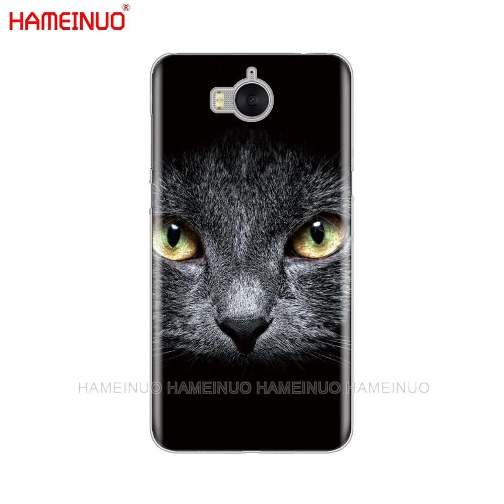 HAMEINUO Чехол для мобильного телефона с милой кошкой и котом huawei honor 3C 4A 4X 4C 5X 6 7 8 Y3 Y5 Y6