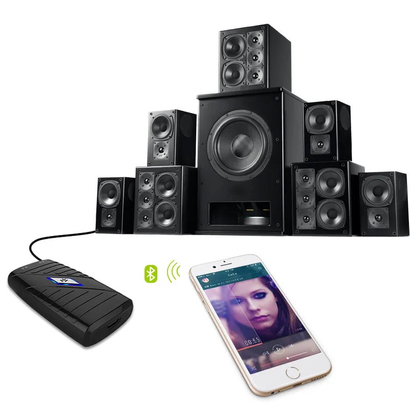 Nulaxy Bluetooth передатчик приемник беспроводной аудио адаптер AUX 3 5 мм Автомобильный