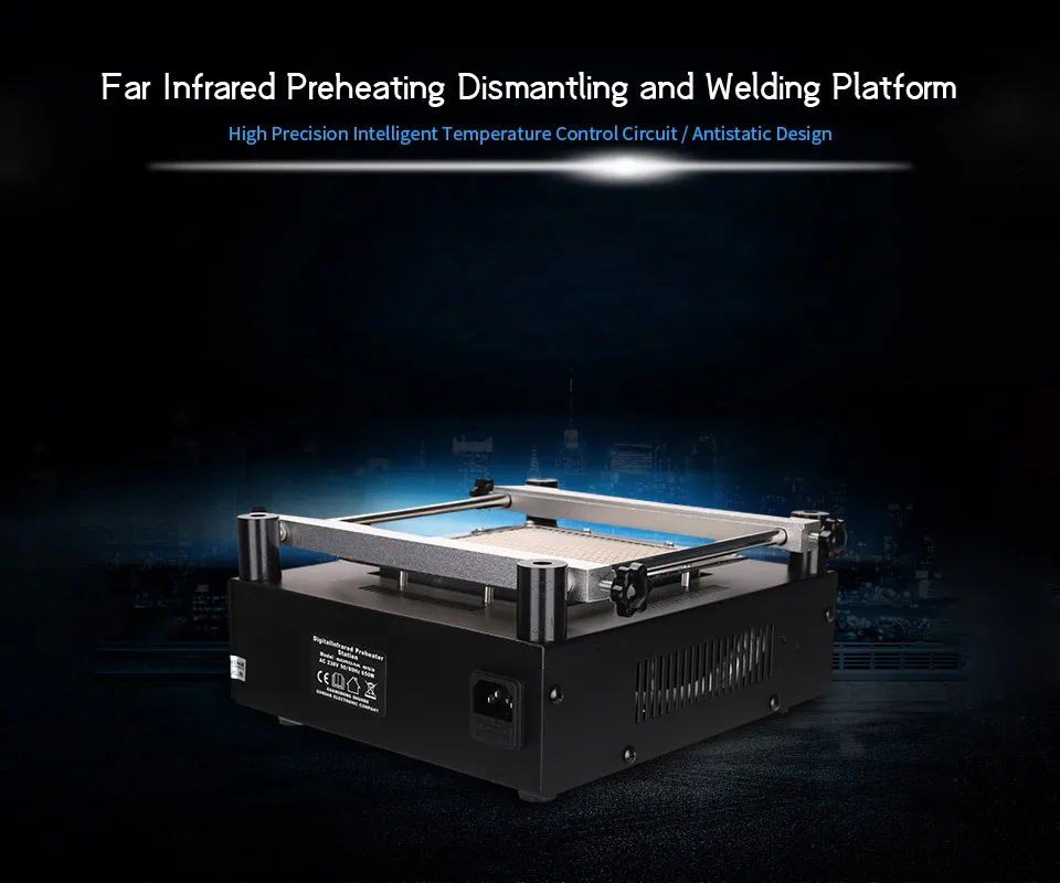 GORDAK853 BGA паяльная станция PCB Preheat цифровой дисплей предварительного нагрева паяльная станция для предварительного нагрева, отопления, вспомогательный инструмент