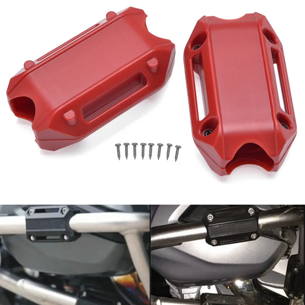 

BJGLOBAL Motorcycle CNC Engine Protection Bumper Decorative Blocks for BMW R1200GS LC ADV F700GS F800GS With 25mm Diameter