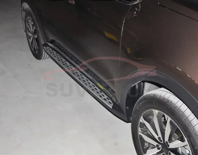 Алюминий стиль подходит для KIA Sportage подножку Подножка Nerf бар