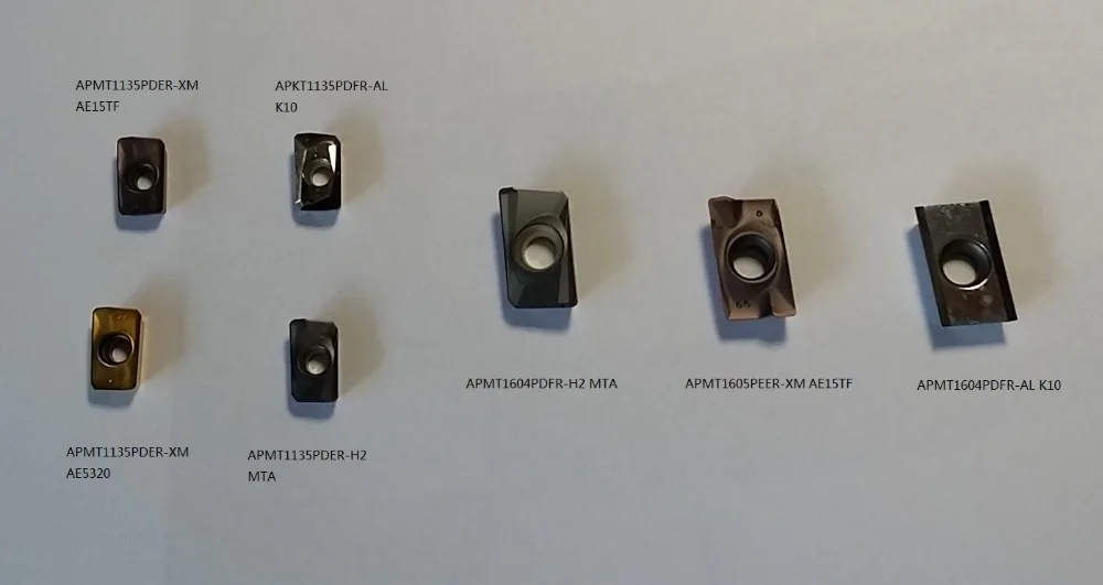 

APMT1135PDER-M2 AE15TF, твердосплавная поворотная пластина AEROPA, фабричные розетки, пена, ЧПУ, машина