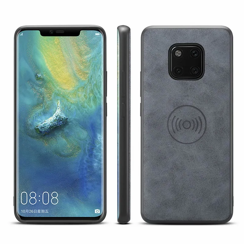 Оригинальные магнитные Винтаж кожа+ Мягкий ТПУ силиконовый чехол для huawei P20 P30 Pro Lite Коврики 20 чехол для телефона