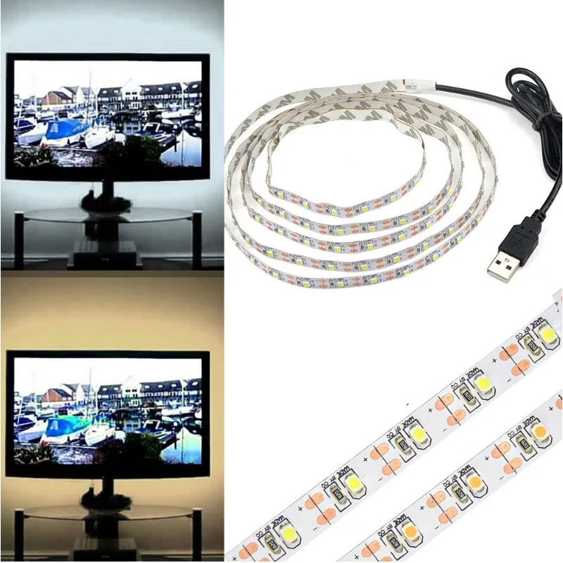 Светодиодная лента 2835SMD с USB гибкая LED светильник СКА для ТВ рабочего стола