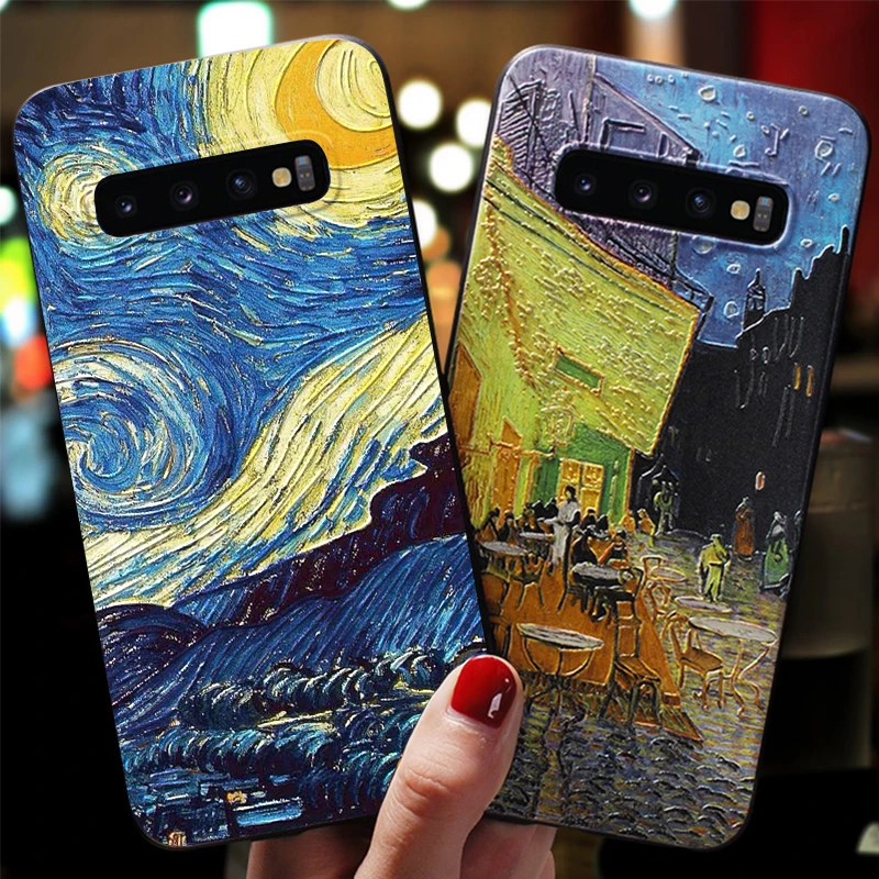 3D с тиснением и изображением ТПУ для samsung Galaxy Note 8 S10 плюс M20 M30 M10 J5 J8 J6 J4 Plus J7 Prime Neo J3 S10e чехол