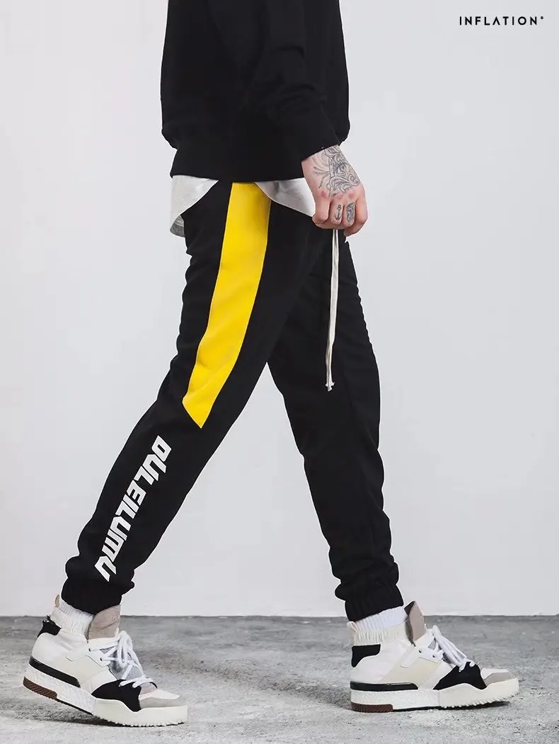 Высокое качество 2018 винтажные мужские полосатые модные спортивные штаны с