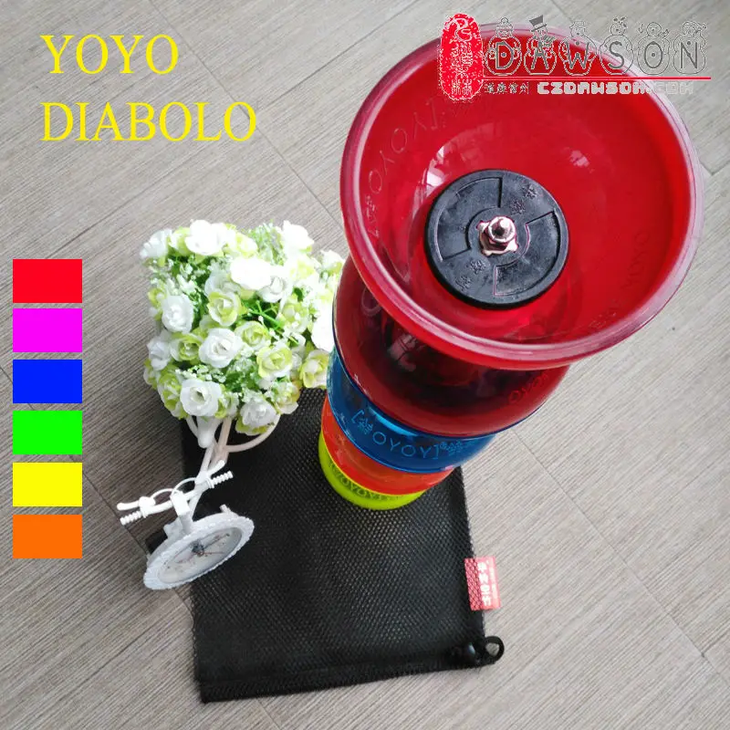S # YOYO набор из 3 подшипников прочные Стекловолоконные палочки прозрачные (синие