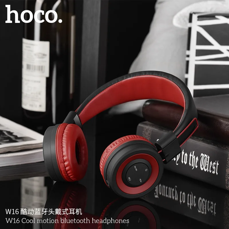 HOCO крутые Спортивные Bluetooth наушники беспроводная гарнитура геймер с микрофоном