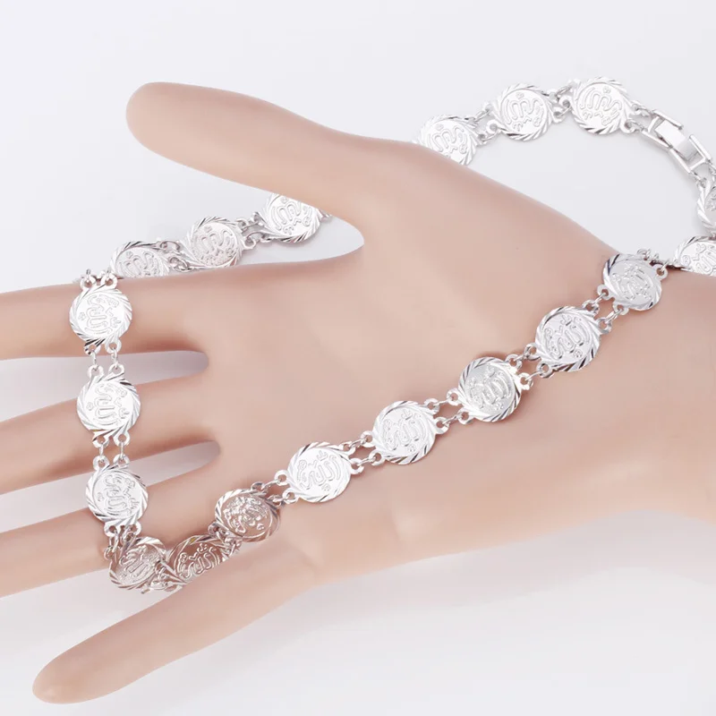 U7 Позолоченный Аллах Чокер Женщины/Мужчины Ювелирные Изделия Оптом Исламские