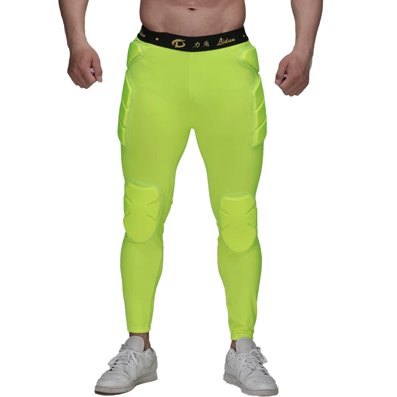 green pant Защитный Хип Pad Мягкий регби Футбол шорты футбольного вратаря EVA утолщаются натуральный латекс губка Сноубординг Kneepad брюки - Цвет: green pant