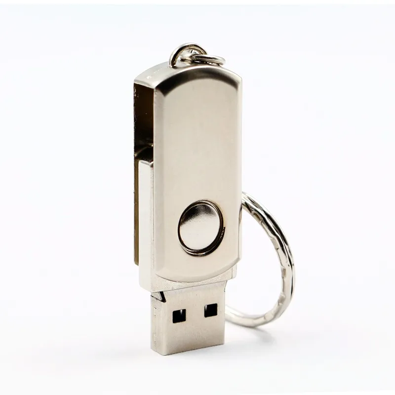 Серебряный мета USB флэш-накопитель 16 ГБ 4 ГБ 8 ГБ 32 ГБ 64 Гб l пистолет u диск Флешка USB 2,0 флеш-накопитель ремешок карта памяти