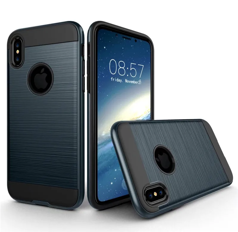 Q UNCLE Luxury Hybrid Shockproof Tough Armor Rubber Hard Back Cover For iPhone 7 7Plus 6 6S 6Plus 8 X XR XS MAX |