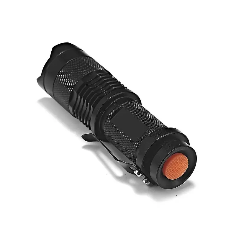 Prezzo 500pcs Mini Torcia A LED UV CREE Q5 Torcia A LED AA 14500 Batteria Zomable Camp Torcia Tattica Lampada Lanterna