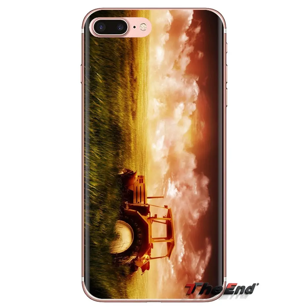 Для iPod Touch Apple iPhone 4 4S 5 5S SE 5C 6 6S 7 8 X XR XS Plus MAX мягкие прозрачные чехлы для тракторов