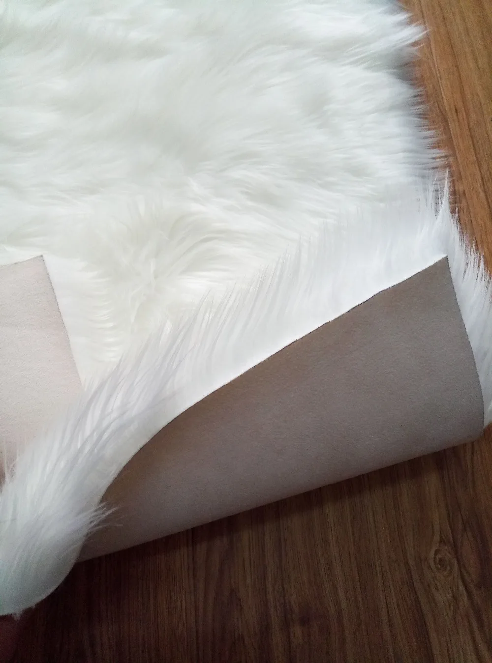 Ковер из искусственной овчины высокого качества Шелковистый коврик с ворсом для