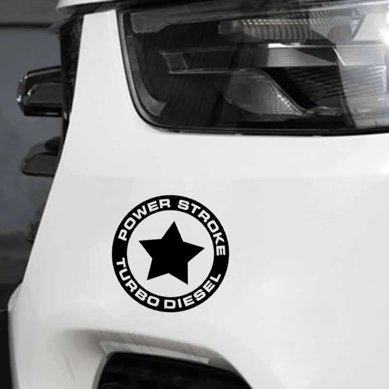 YJZT 15 2 см * Мощность хода турбо дизель наклейка автомобиля виниловый дрейф черный