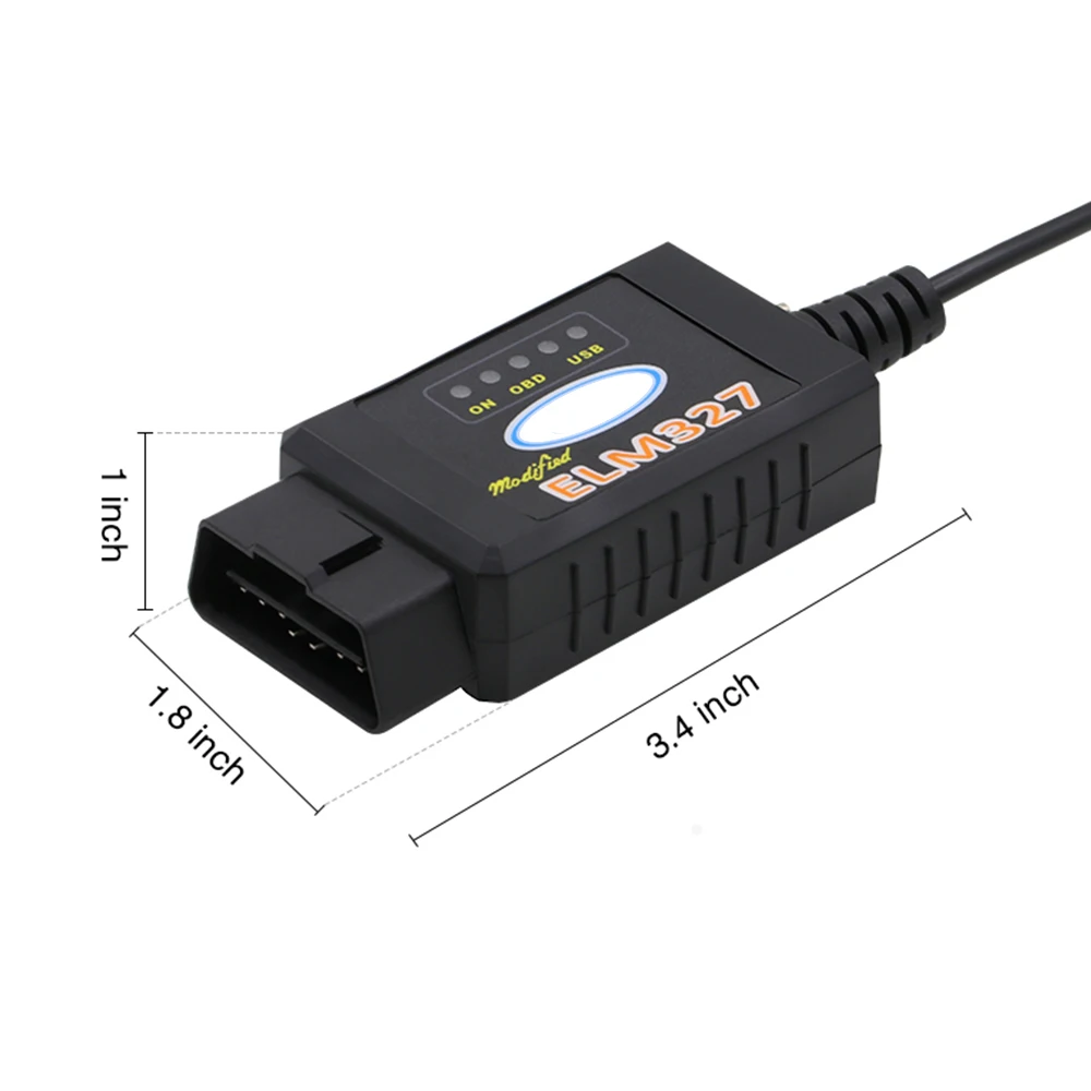 5 шт./лот новейший ELM327 ELM 327 USB FTDI чип с переключателем для F ord HS CAN и MS автомобильный