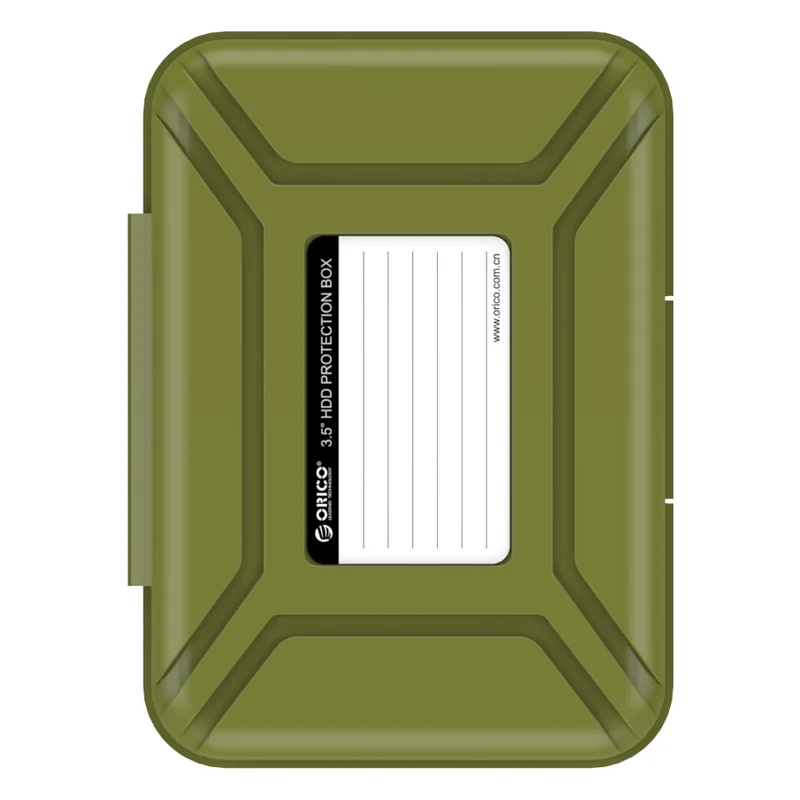 1 Piece Green Only Защитный чехол ORICO PHX 3,5 дюйма/чехол для хранения жесткого диска(HDD) или SDD - Цвет: 1 Piece Green Only