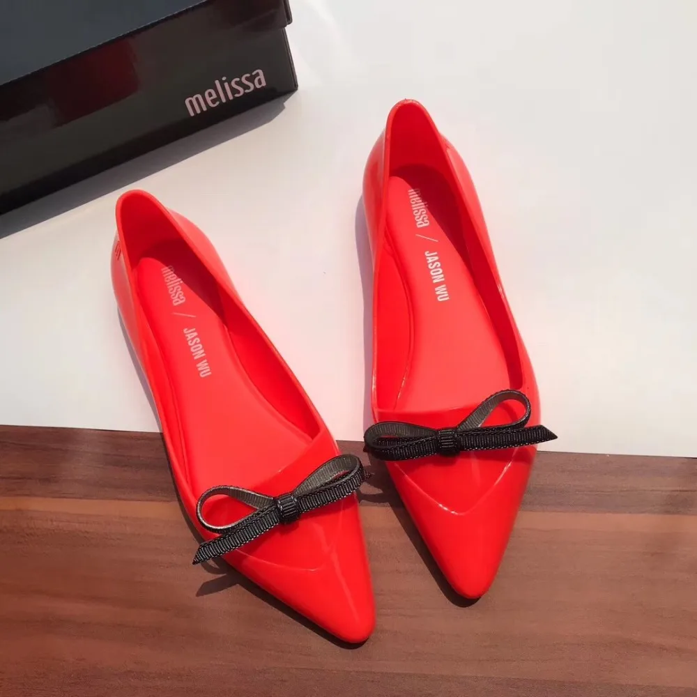 Женские босоножки на плоской подошве Melissa Adulto однотонные желеобразные женская