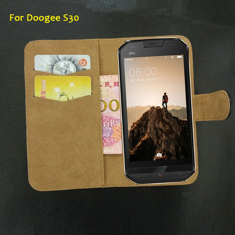 

6 цветов супер! Чехол Doogee S30 роскошный эксклюзивный кожаный защитный чехол с откидной крышкой 100% специальный чехол для телефона + отслеживан...