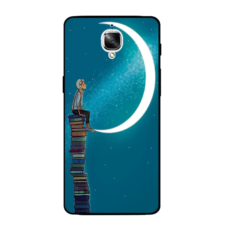 Черный мягкий ТПУ для OnePlus 3/3t DIY чехол телефона One Plus 3 3T оболочка ультра тонкий с