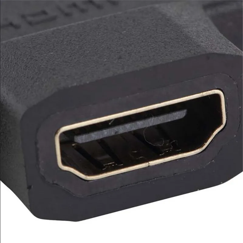 3 в 1 Женский HDMI к Mini Мужской 90 угол наклона Разъем 1080 p|female hdmi|micro hdmihdmi to |