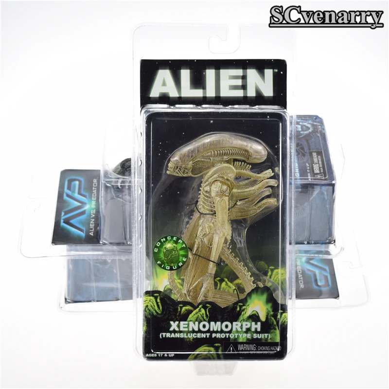Пришельцы против Хищника серии сетки чужеродные Xenomorph полупрозрачные прототип