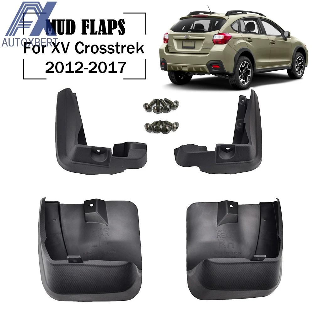 

Брызговики AX для Subaru XV Crosstrek 2013-2017, передние и задние, 2014 - 2016
