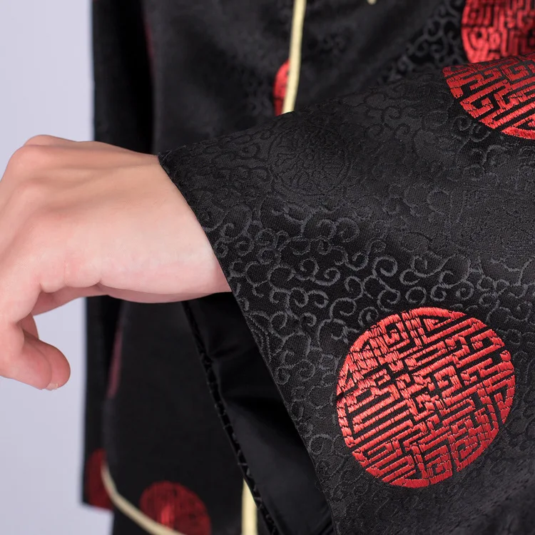 

Chinese Style Ancient Costume Rich Man Minister Gown Robe Traditional Chinese Tang Suit Landlord Clothing