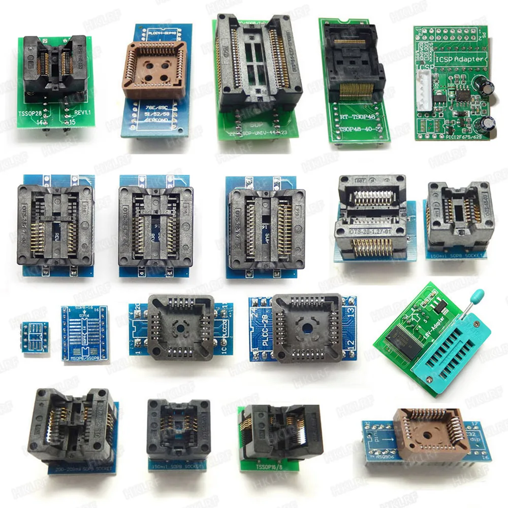 Новейший RT809H универсальный программатор Emmc-Nand программист+ 44 элемента ISP адаптер TSOP48 TSOP56 тестовый зажим для интегральной схемы EDID Read Line
