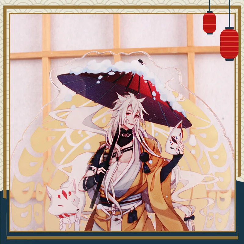 Touken Ranbu Online акриловый брелок Kogitsunemaru Tsurumaru Kuninaga Mikazuki Munechika футболка с забавным мультипликационным принтом «llaveros porte ключах подарок
