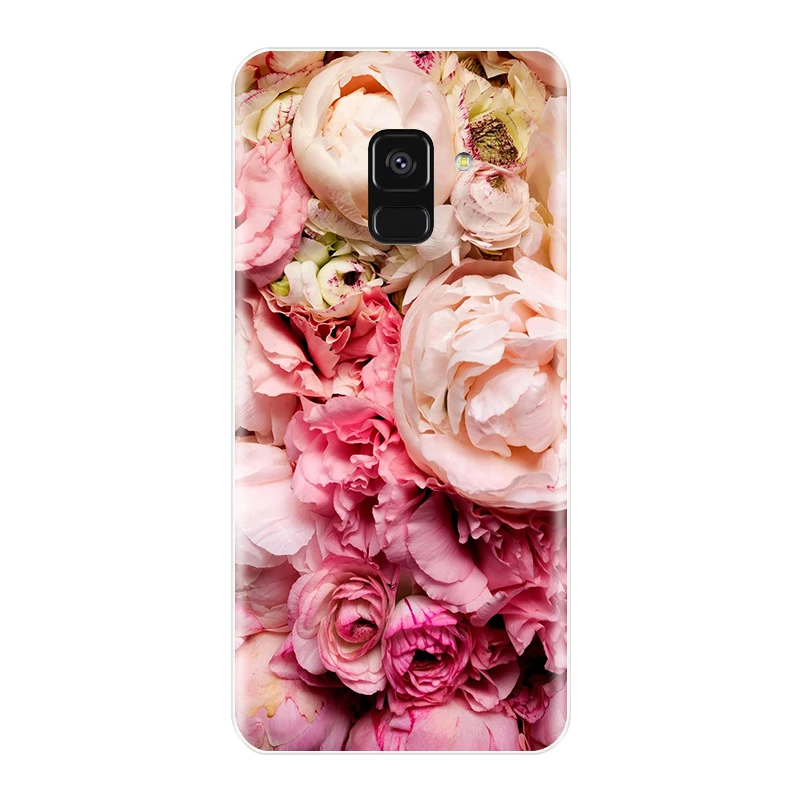 Чехол для телефона для samsung Galaxy A3 A5 A7, мягкий силиконовый чехол из ТПУ с милым котиком, нарисованная задняя крышка для samsung A6 A8 Plus чехол
