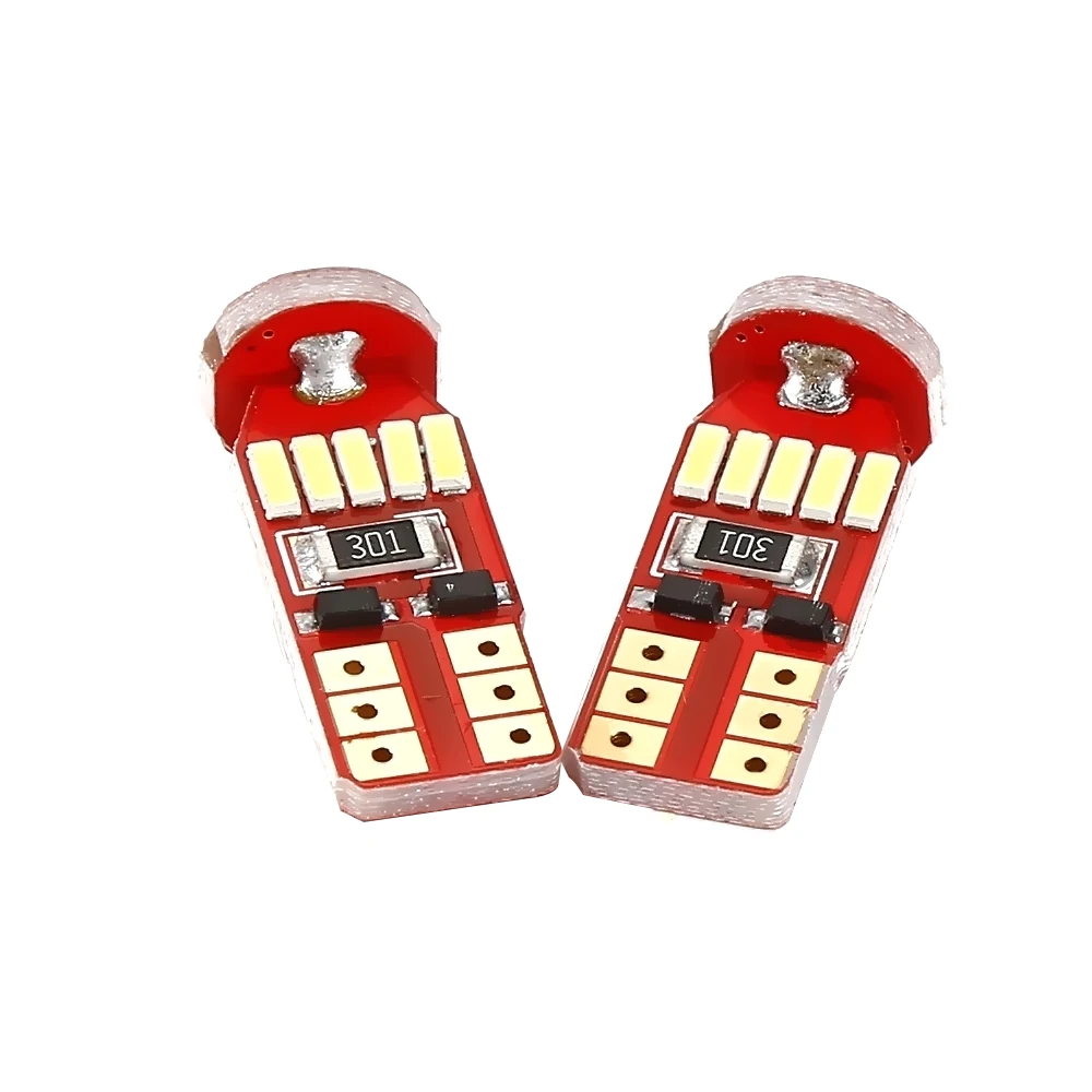 2 шт. T10 501 194 W5W светодиодный 4014 15 SMD Canbus автомобильный Smd светильник canbus