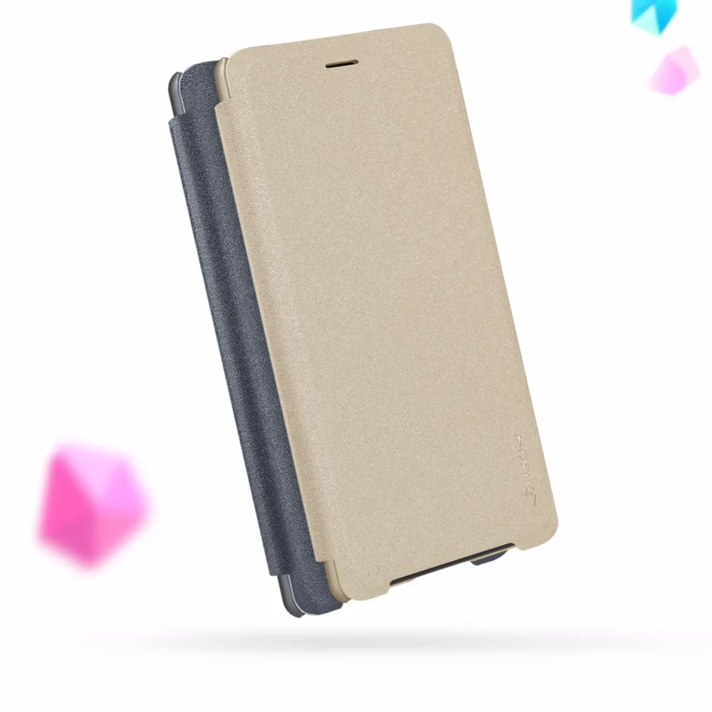 Компактный чехол NILLKIN Sparkle для Sony Xperia XZ2 Роскошный кожаный флип задняя крышка