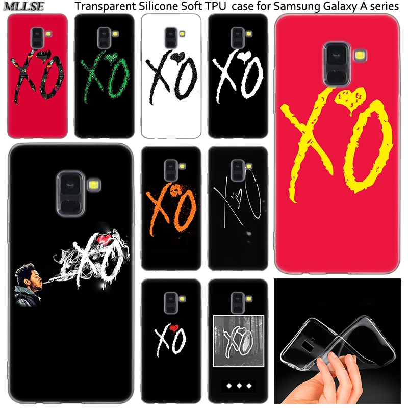Горячая Распродажа The Weeknd XO логотип силиконовый чехол для Samsung Galaxy A50 A30 A10 A40 A6 A8