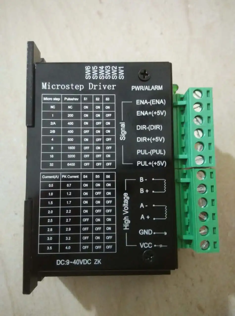 

TB6600 upgrade version NEMA 17/23 stepper motor driver 32 subdivision 4A 42V
