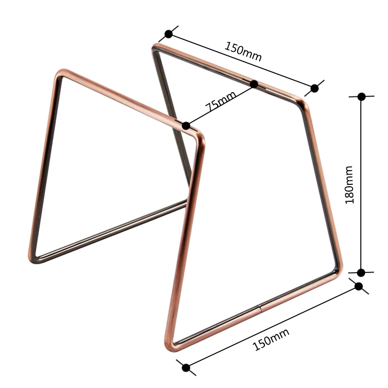 Copper Color Кофейная капельница Геометрическая многоразовая залейте кофейная подставка для фильтра, Перманентная кофейная капельница для кофейного маркера - Цвет: Copper Color