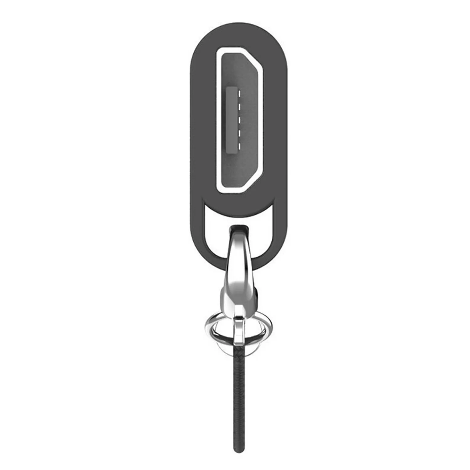 Адаптер Micro USB Type C 2 шт. адаптер с поддержкой OTG и нейлоновым шнурком для Apple MacBook