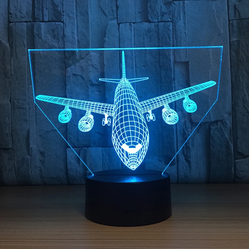 Lumipwell пульт дистанционного управления Воздушный самолет 3D свет LED настольная