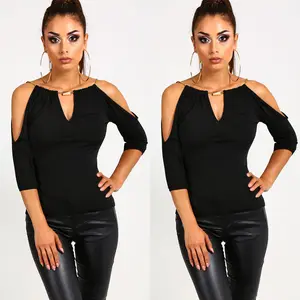 Женская хлопковая футболка, с круглым вырезом и коротким рукавом, с открытыми плечами, летняя, 2021