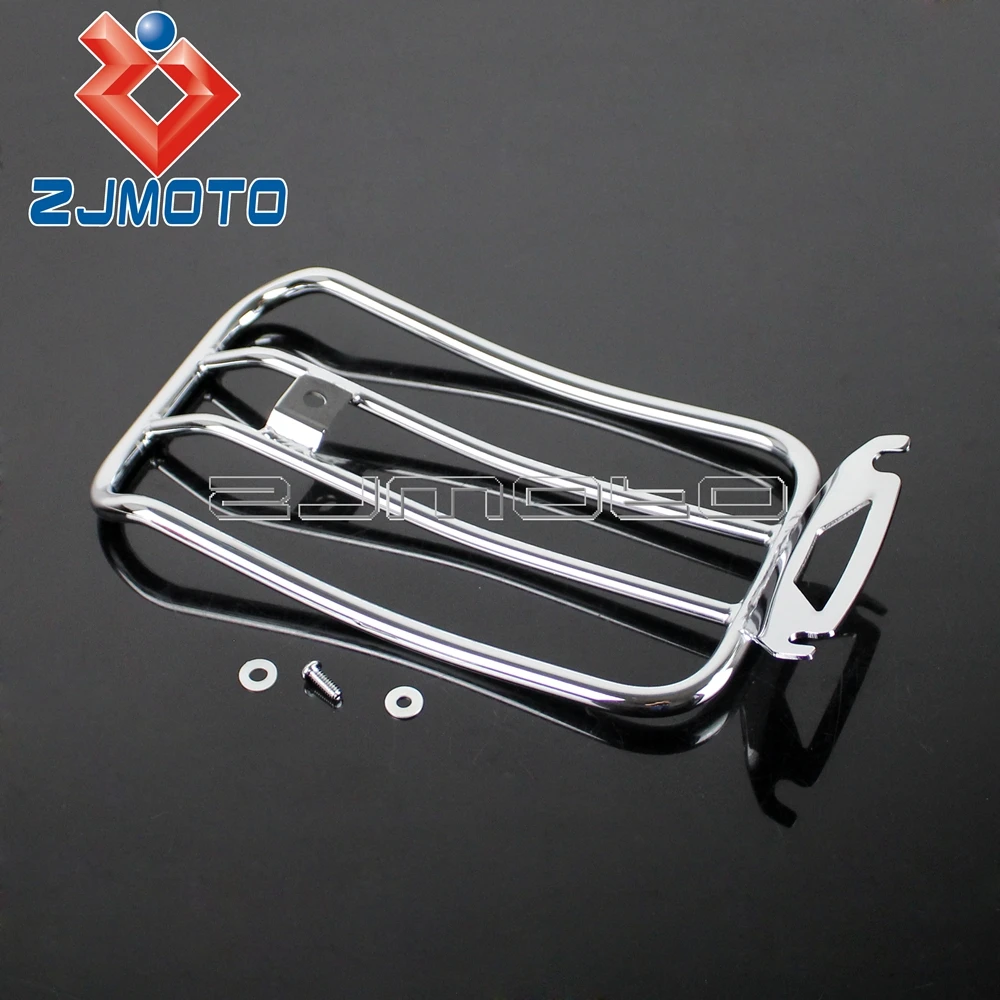 Багажная стойка для мотоцикла Chrome Solo Harley FLHT FLHR FLHX FLT 1997 2015 Road King Electra Street Glide|luggage rack