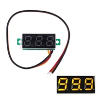 mini digital voltmeter voltage tester meter 0 28 inch 0 100v led screen electronic parts accessories digital voltmeter